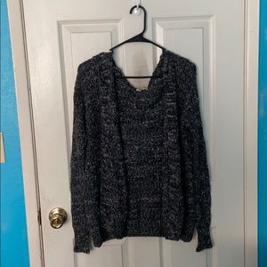 Hooded cardigan